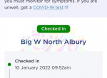 Big W North Albury Corona Virus Exposure Site