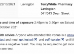 Terry White Pharmacy Covid Virus Exposure Site