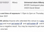 Universal Store Albury Covid Virus Exposure Site